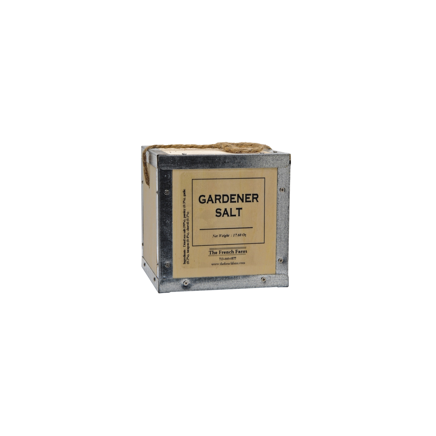 French Farm Collection Gardener Salt Box | In Shoppe Pickup Only