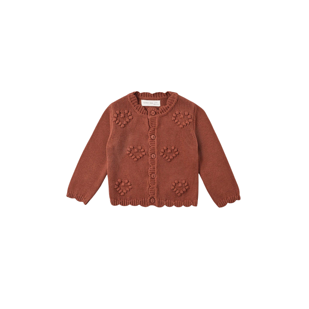 Red Knit Cardigan