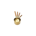 Wood Handle Measuring Cups Set