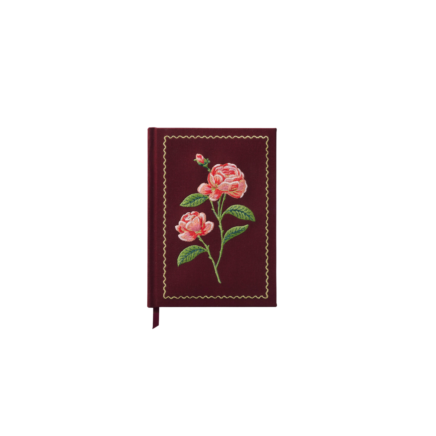 Roses Embroidered Journal