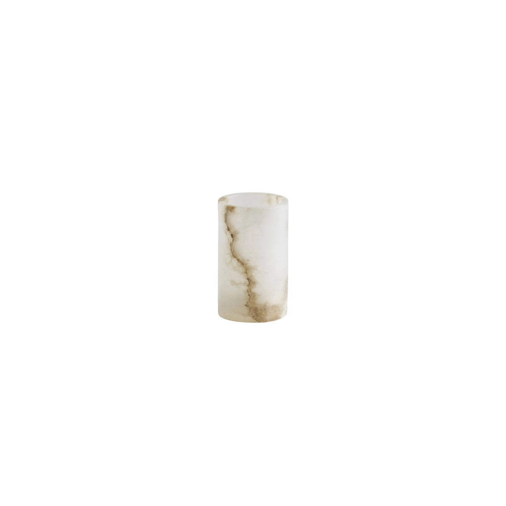 Santo Alabaster Tealight Holder | In Shoppe Pickup Only