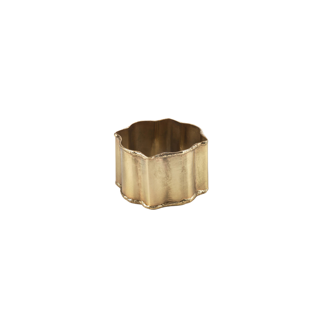 Guild Napkin Rings | Brass