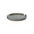 Leather & Glass Serving Tray | In Shoppe Pickup Only