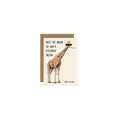 Giraffe Birthday Card