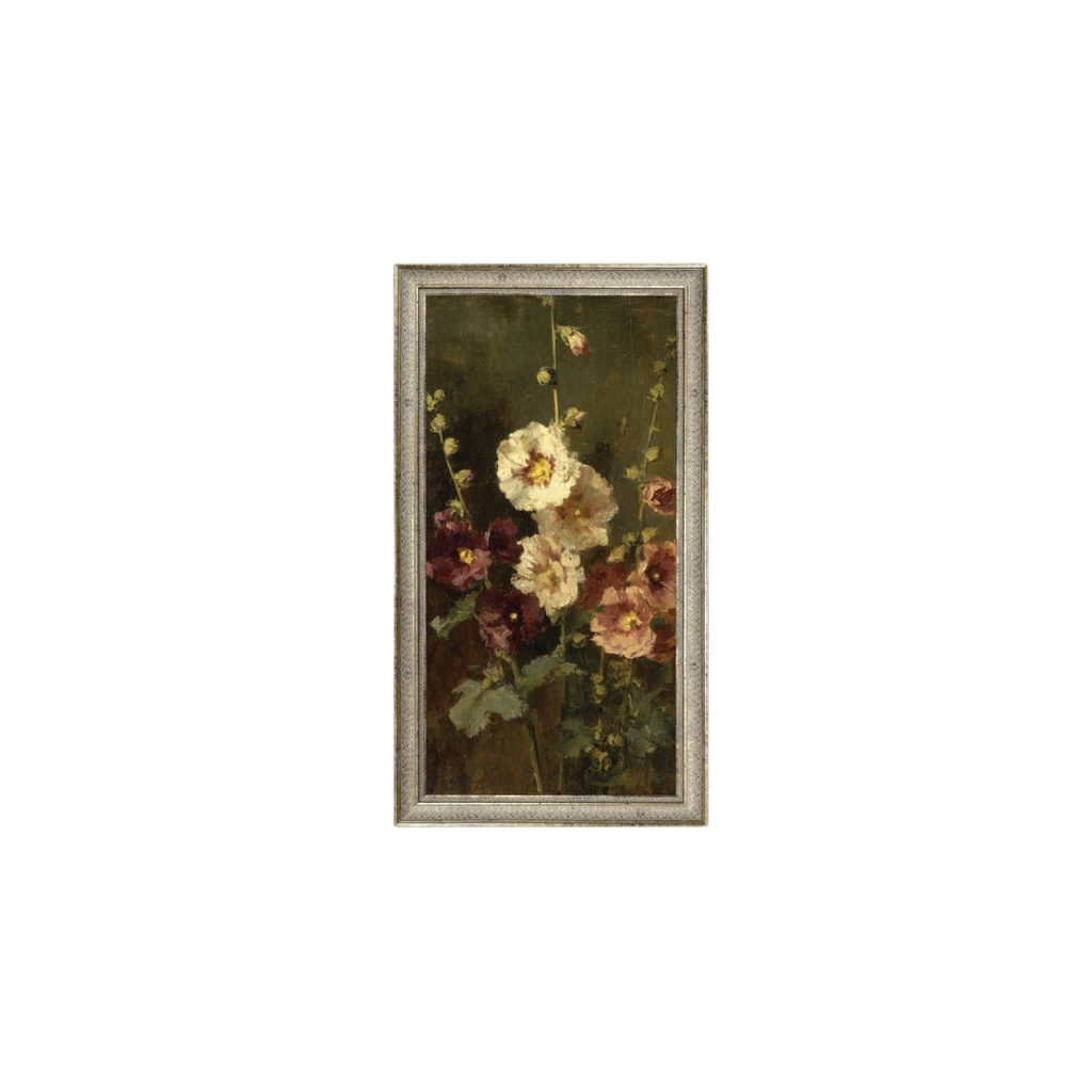 Late Summer Hollyhocks
