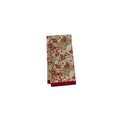 Winter Garden Red/Green Tea Towel
