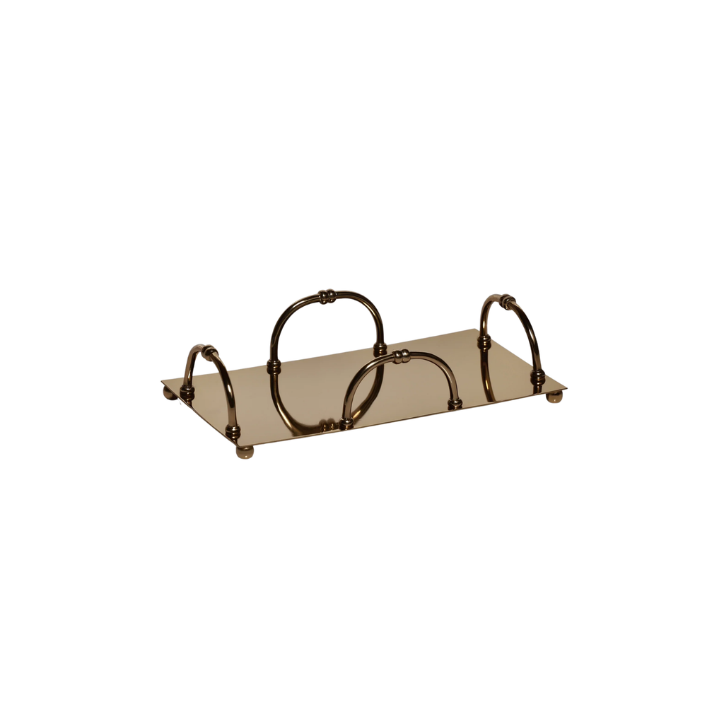 Alessia Dinner Napkin Holder | Gold