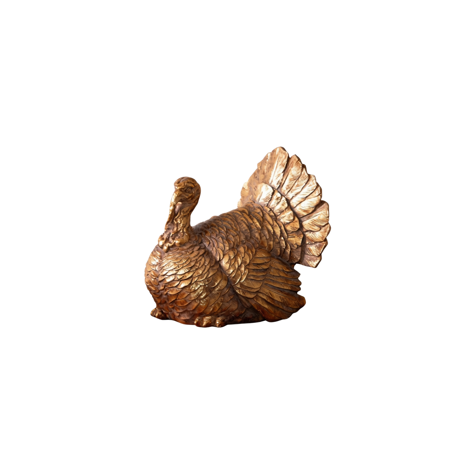 Gold Turkey Figurine | In Shoppe Pickup Only