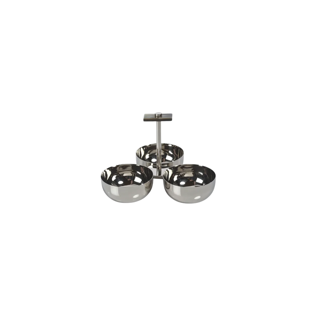 Horn & Nickel Serving Condiment Set