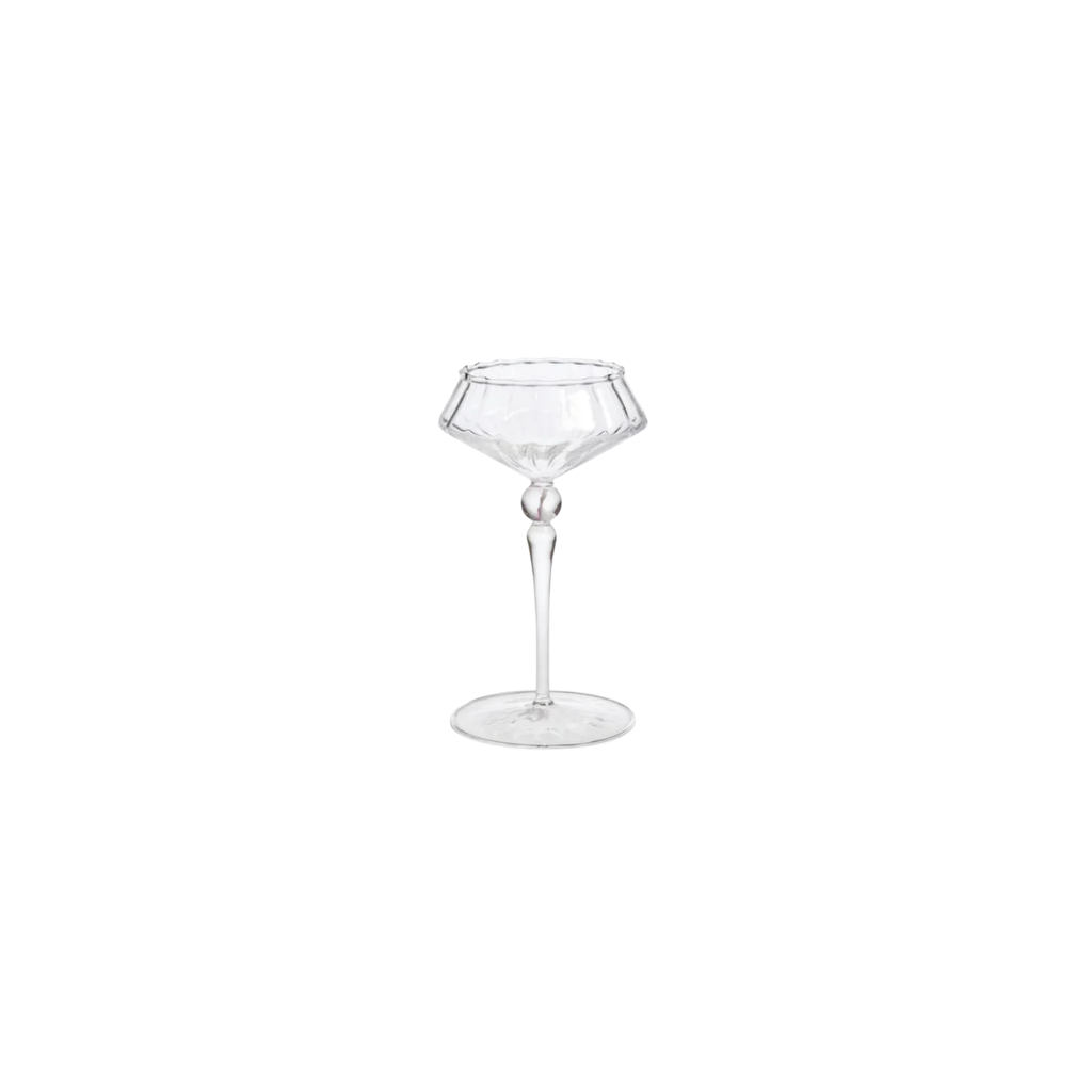 Ondine Fluted Glass Coupe | In Shoppe Pickup Only