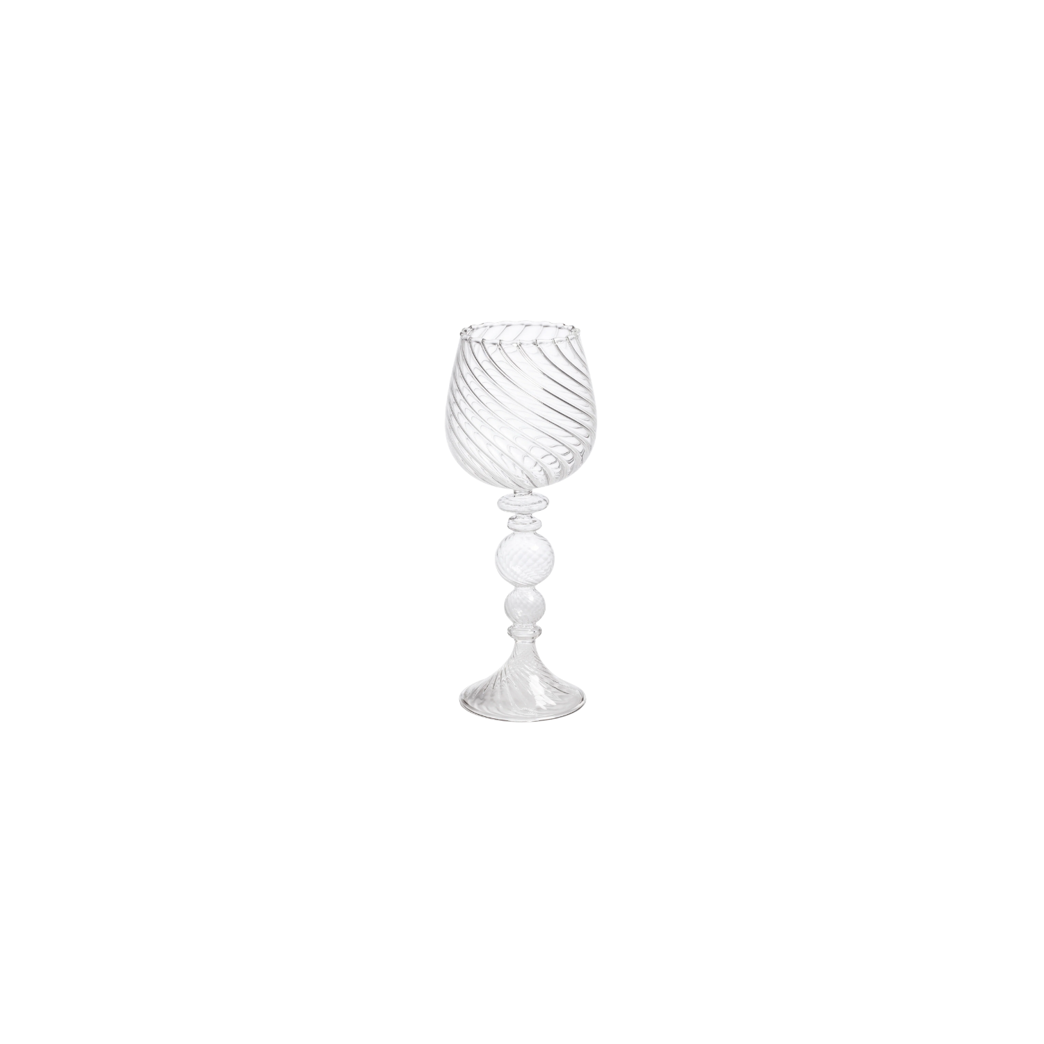 Rialto Twisted Optic Glassware | White Wine Glass | In Shoppe Pickup Only