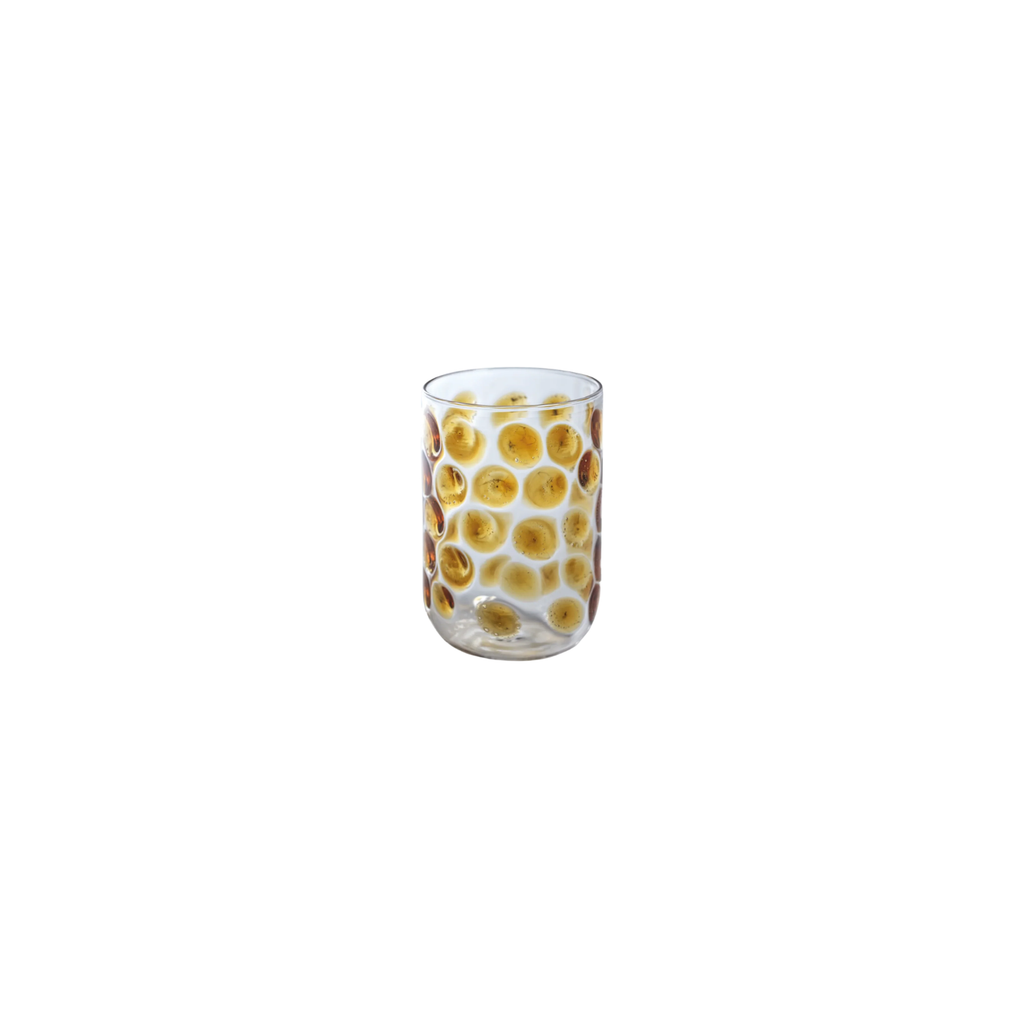 Airelles Glass Tumbler | Amber | In Shoppe Pickup Only
