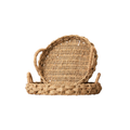 Handmade Braided Seagrass Tray | Large | In Shoppe Pickup Only