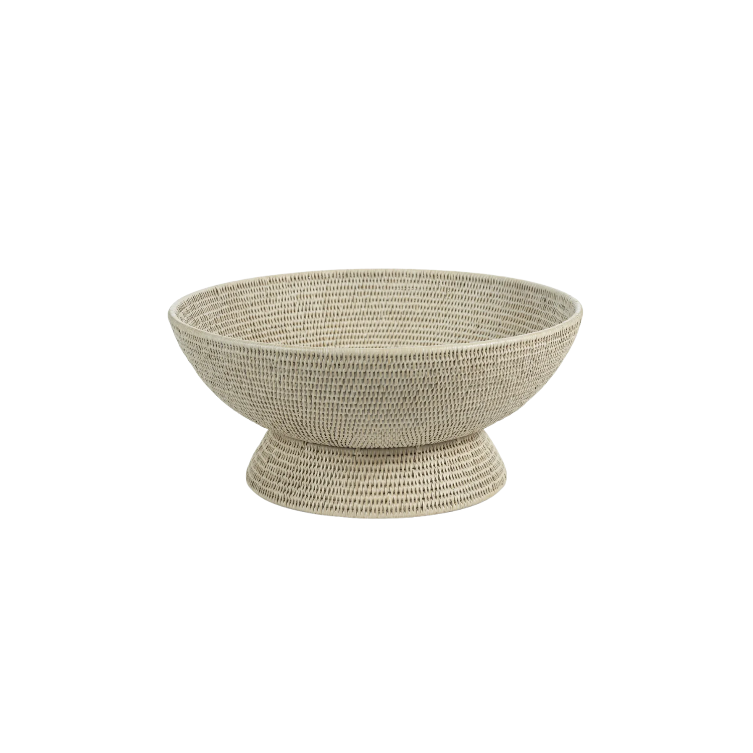 Lulu Large Rattan Footed Bowl | In Shoppe Pickup Only