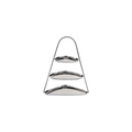 Epicurean 3-Tier Hors d'euvre and Petits | Polished Nickel | In Shoppe Pickup Only