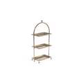 High Tea 3-Tier Stand | Polished Gold | In Shoppe Pickup Only