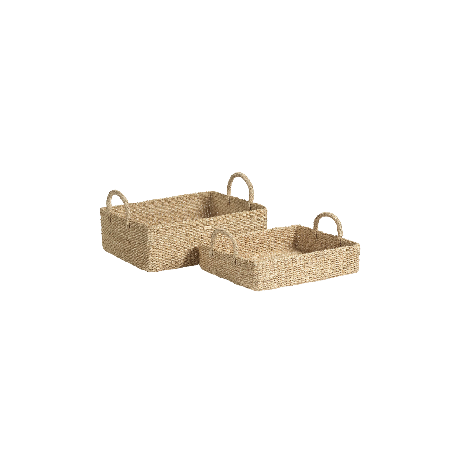 Stephanie Abaca Rectangular Baskets | In Shoppe Pickup Only