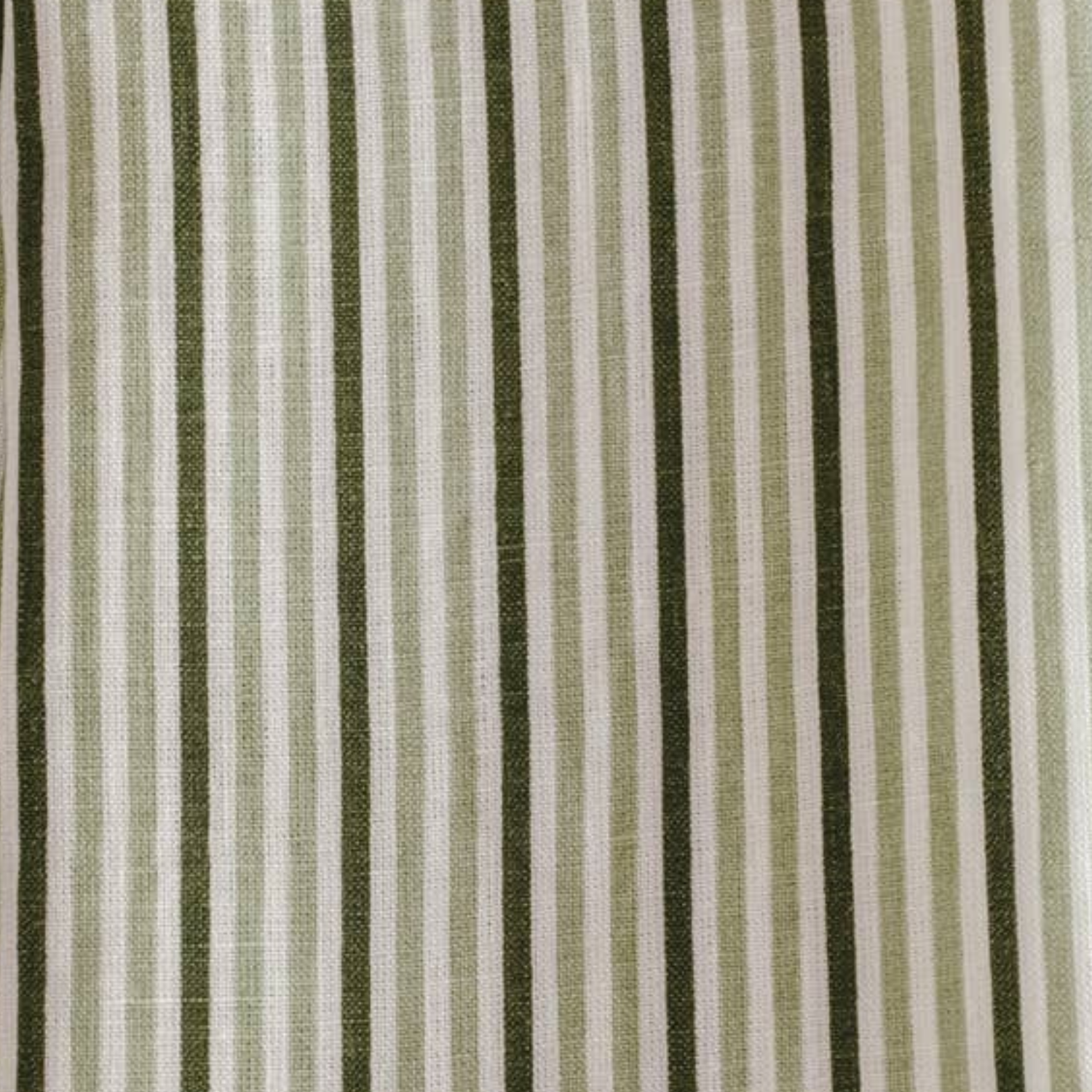 Tea Towel | Two Tone Stripe Green