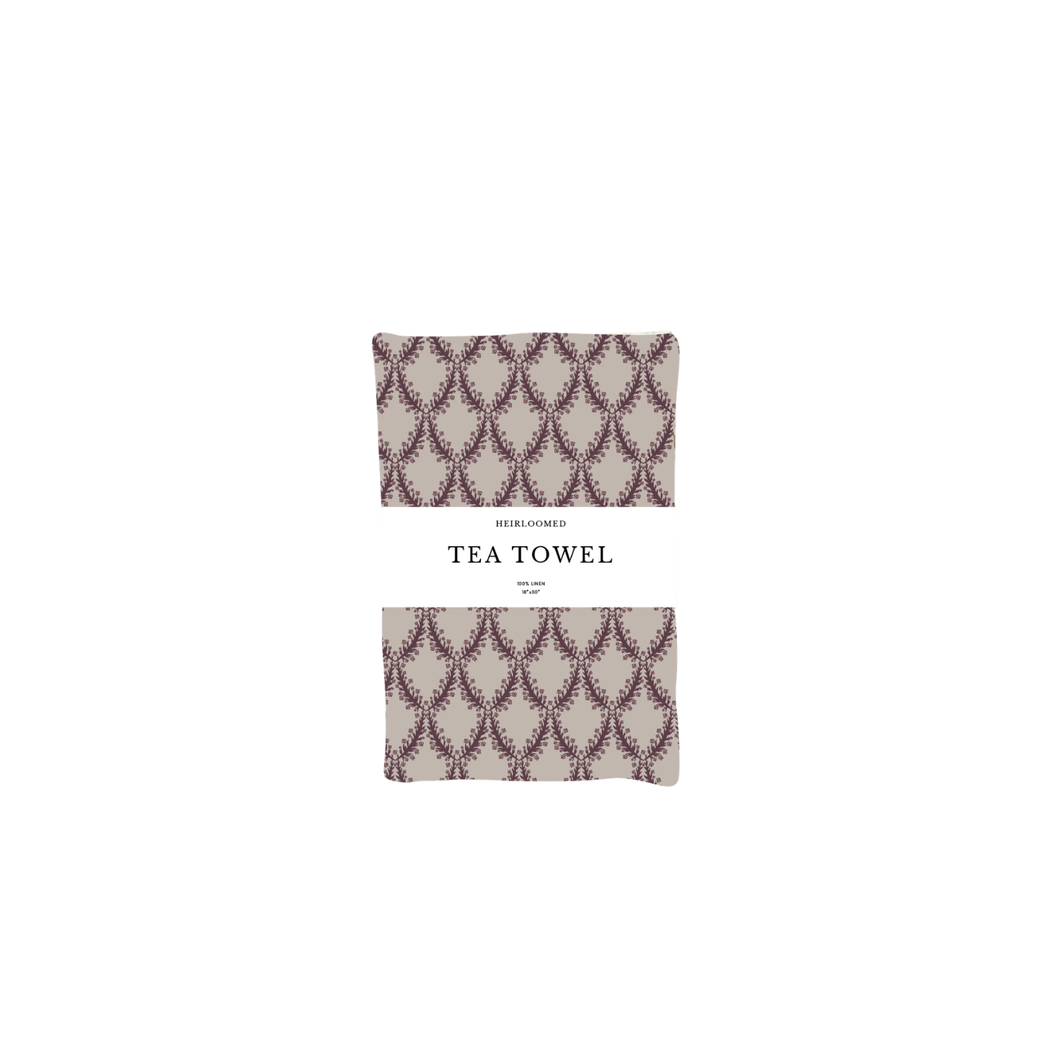 Tea Towel | British Shield Aubergine