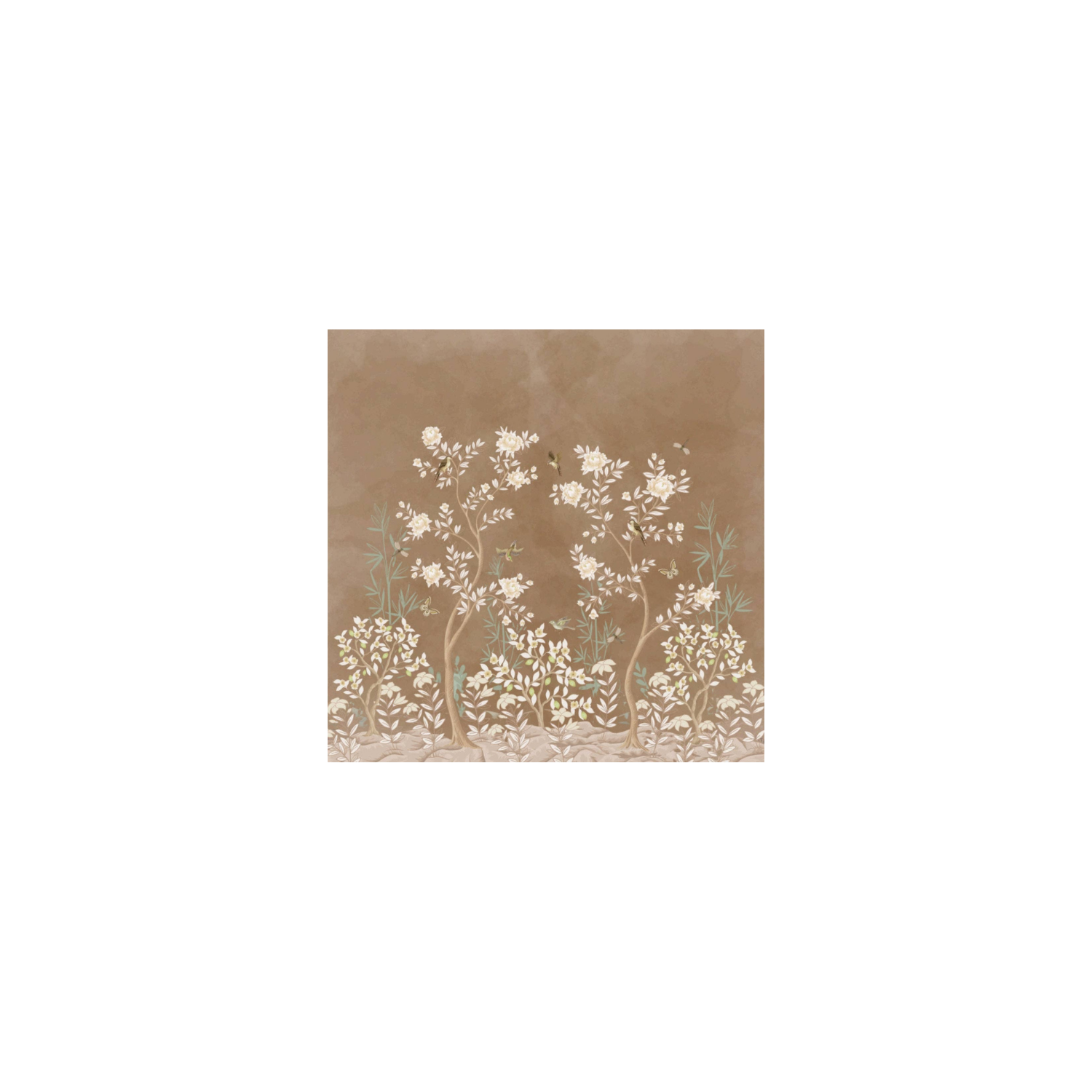Neutral Forest Cocktail Napkin