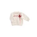 Present Sweater | Cream/Red