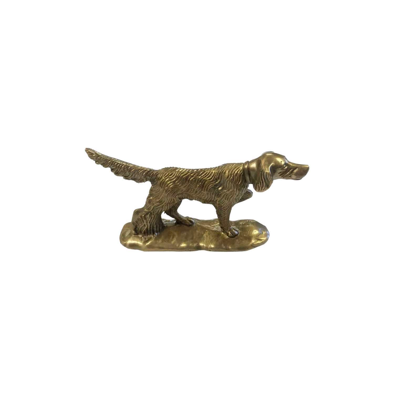 Solid Brass Pointer Dog Paperweight | In Shoppe Pickup Only