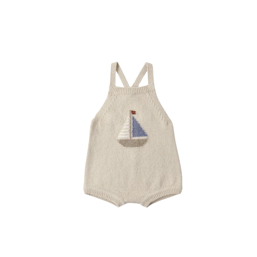 Fisher Romper - Sailboat