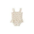 Smocked One-Piece Swimsuit | Garden Rose