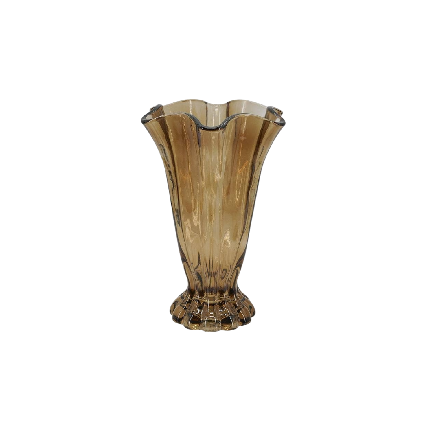 Ruffle Glass Vase | In Shoppe Pickup Only