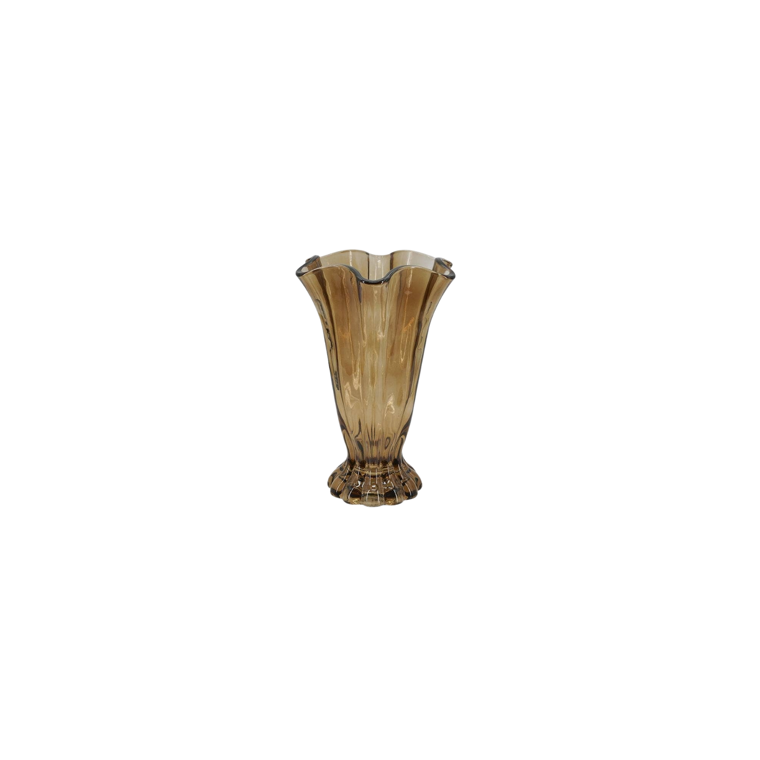 Ruffle Glass Vase | In Shoppe Pickup Only