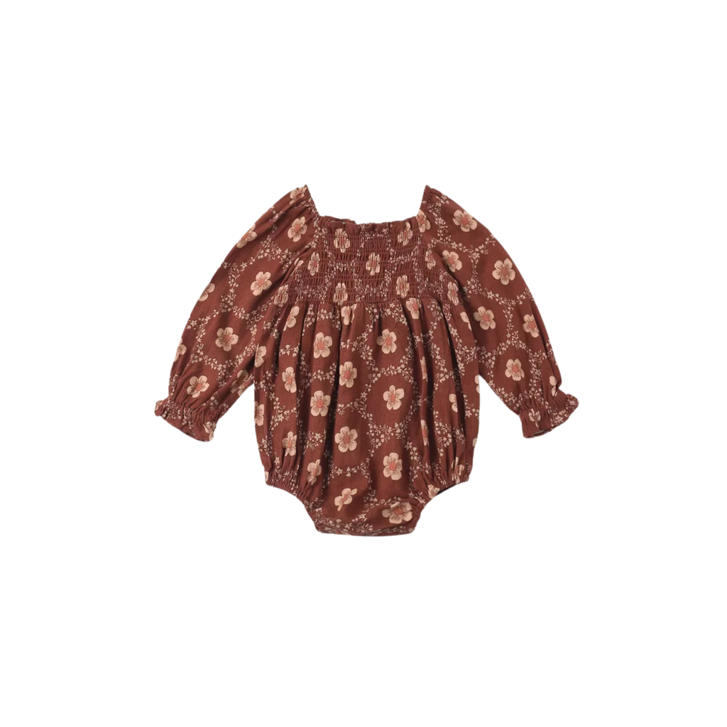 Adelaide Romper | Brick Daisies
