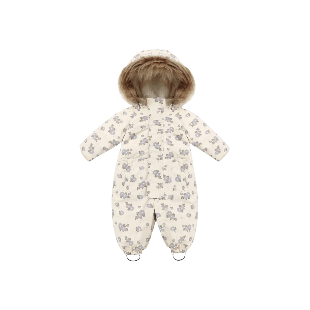 Ski Snowsuit | Blue Floral