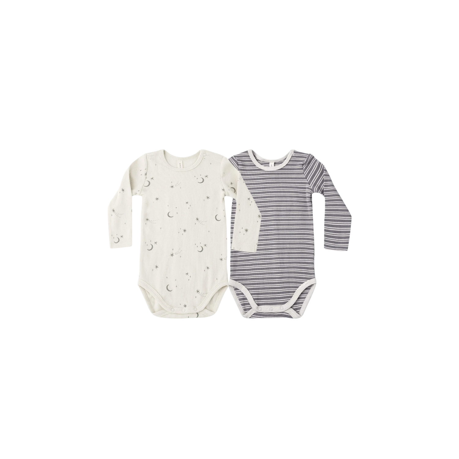 Ribbed Bodysuit | Two pack | Microstripe & Celestial