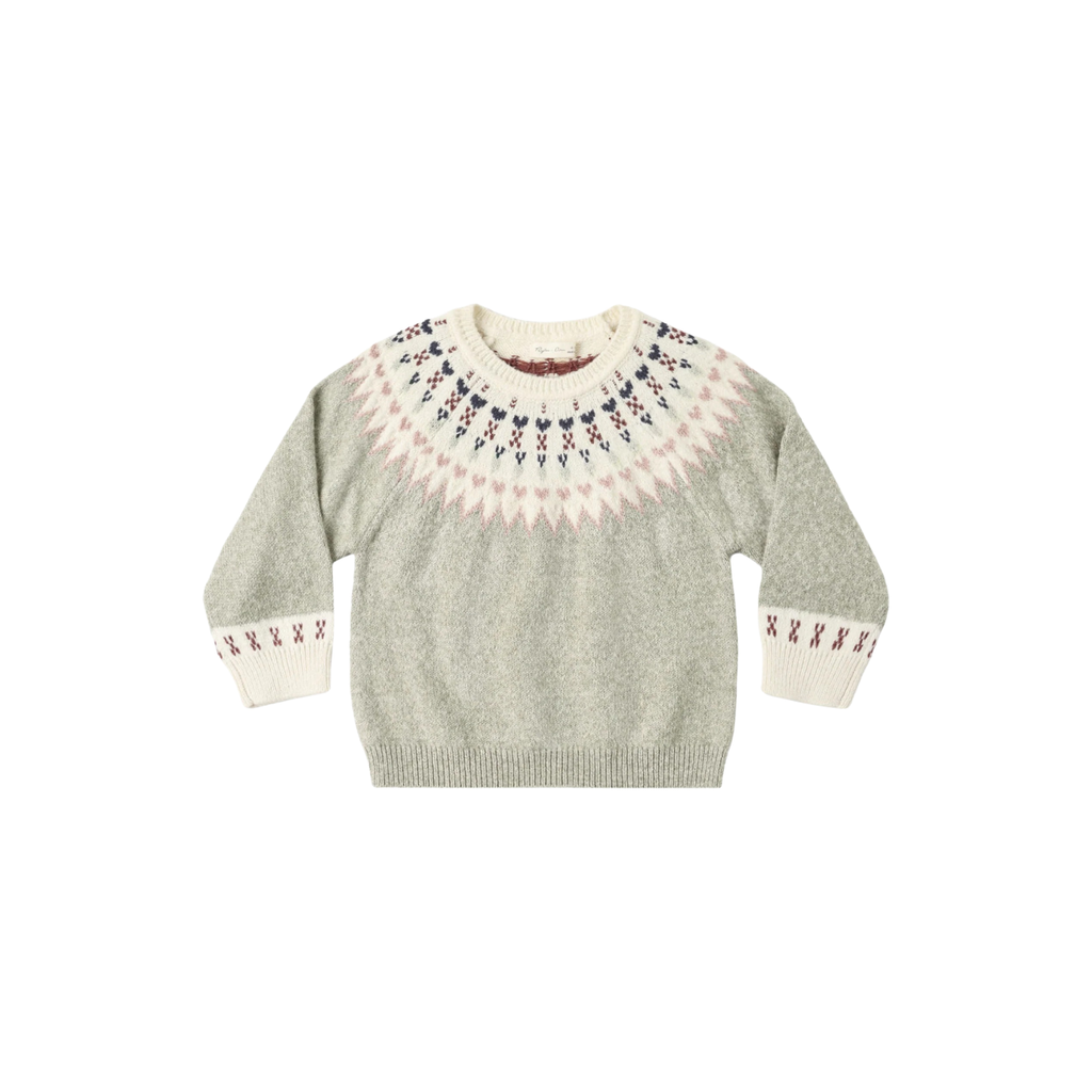 Fair Isle Sweater | Sage