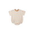 Relaxed Bubble Romper | Fawn Stripe