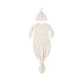 Knotted Baby Gown & Hat Set | Fall Ditsy