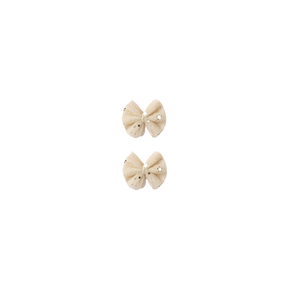 Flutter Tulle Clips | Champagne