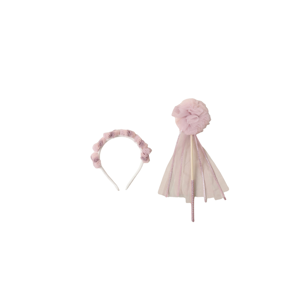 Pom Pom Crown & Wand | Sugar Plum