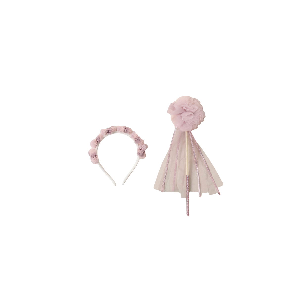 Pom Pom Crown & Wand | Sugar Plum