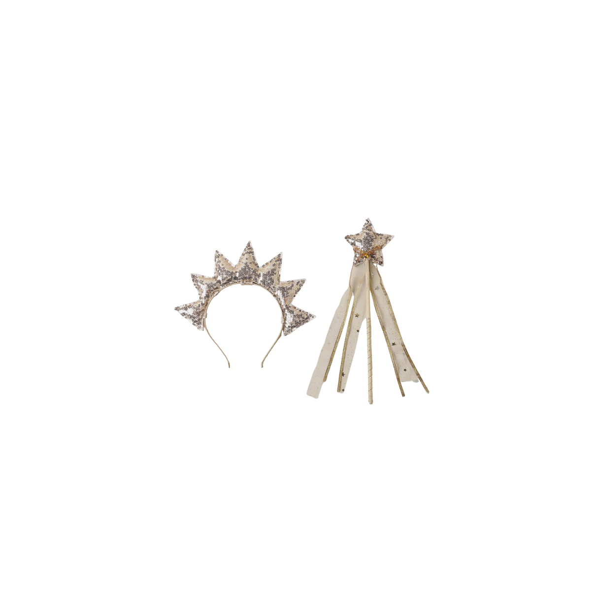 Sun Crown & Wand | Gold