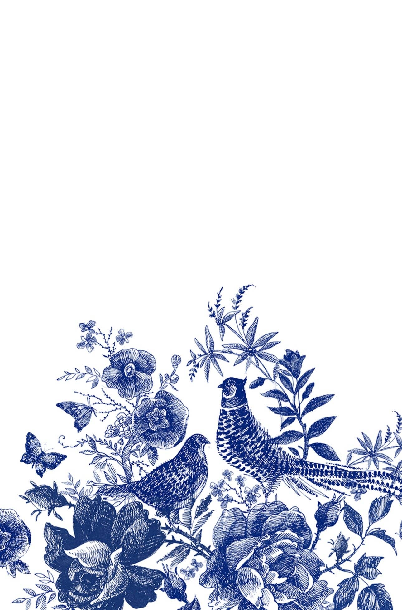 Porcelain Pheasantry Guest Towel