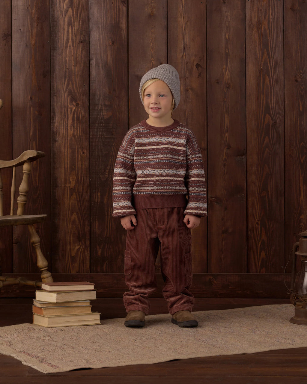 Aspen Sweater | Mulberry Multi-Stripe
