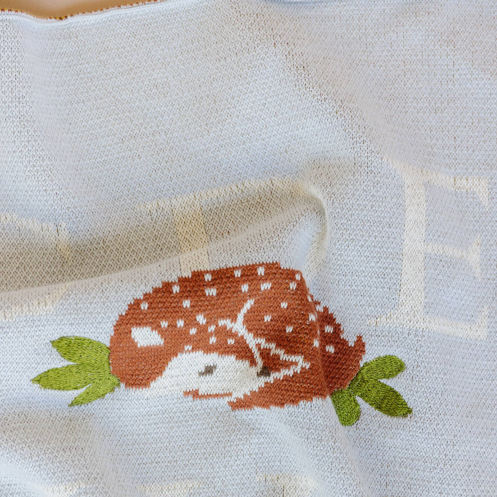 Alphabet Woodland Blanket