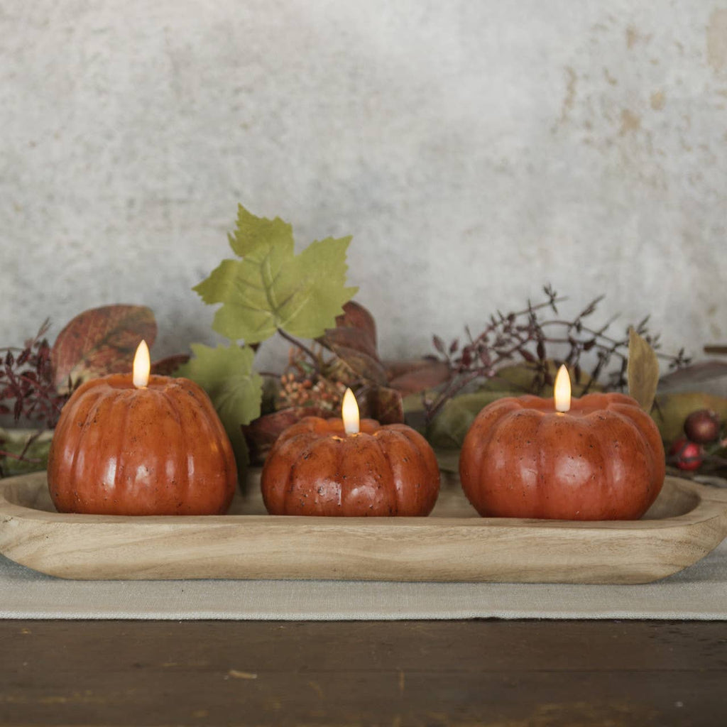 Orange Tall Pumpkin Candle