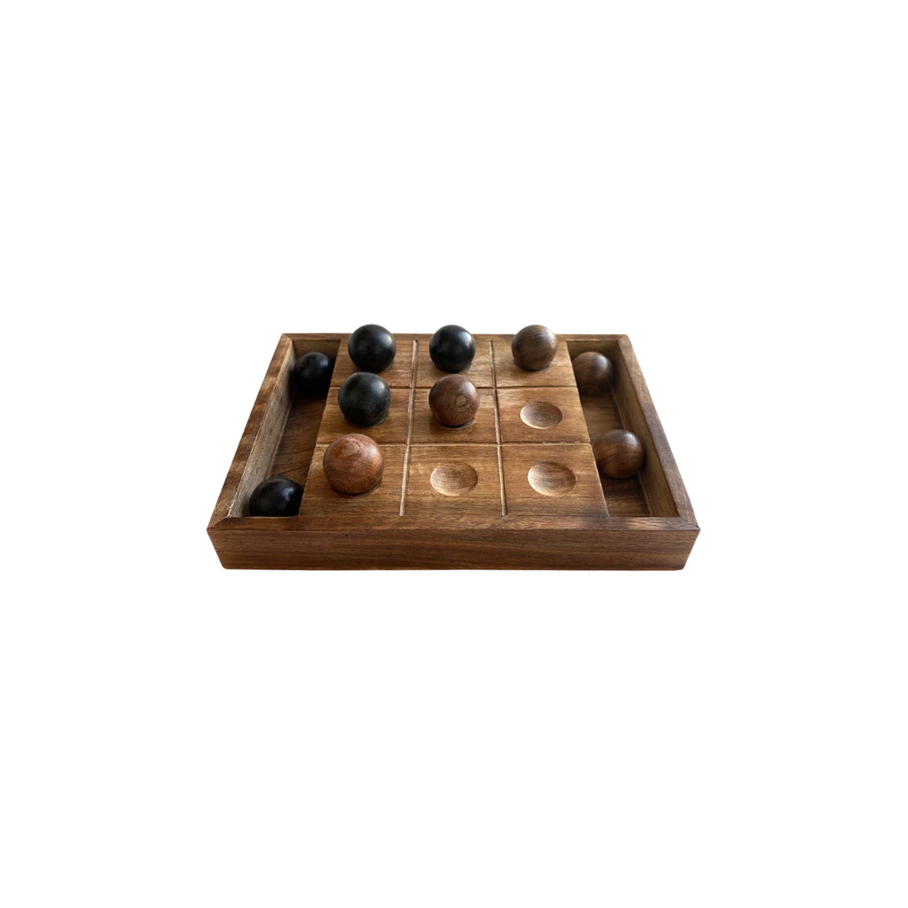 Mango Wood Tic Tac Toe Board | In Shoppe Pickup Only