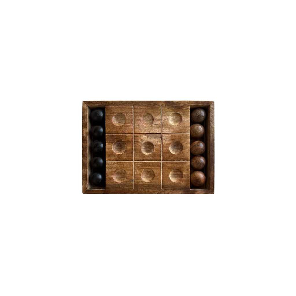 Mango Wood Tic Tac Toe Board | In Shoppe Pickup Only