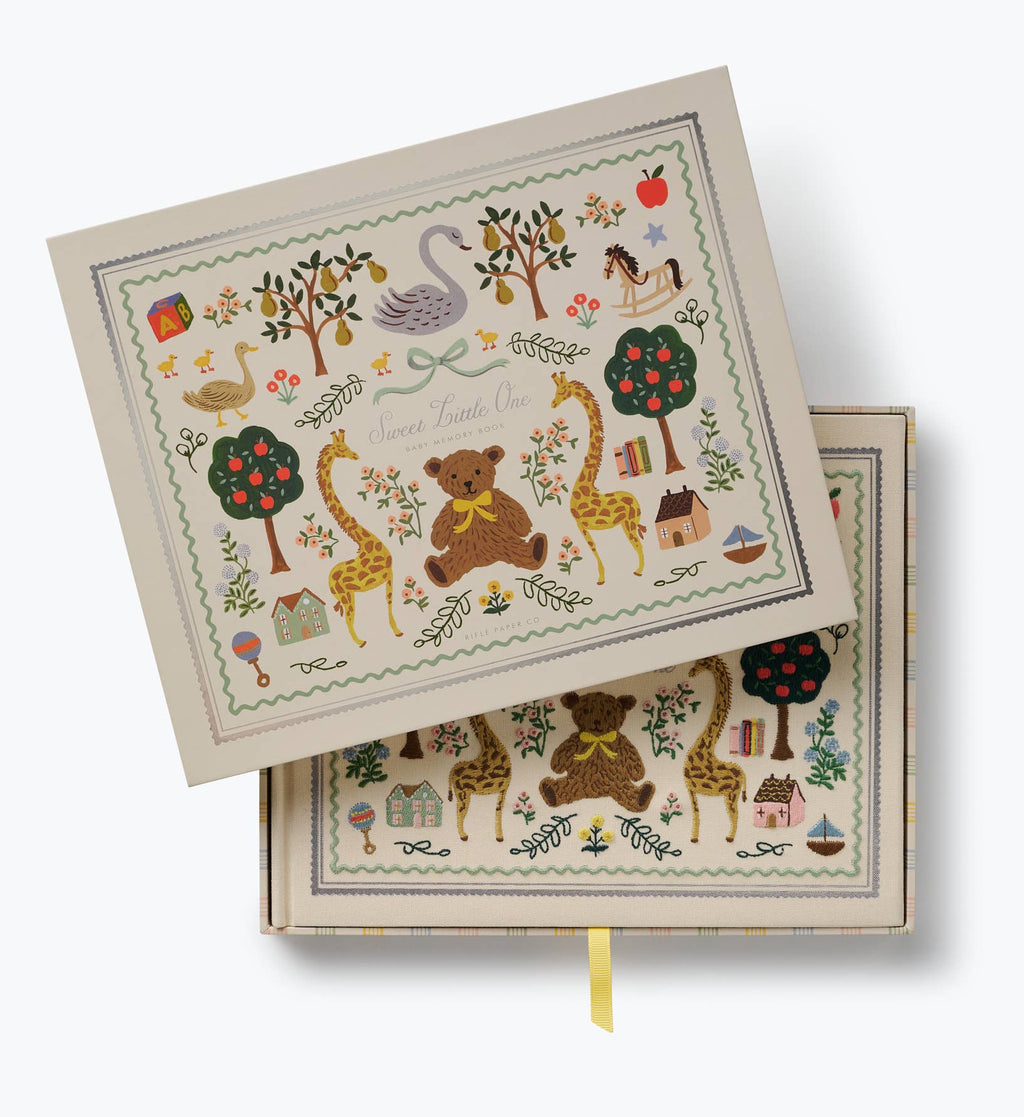Storybook Embroidered Baby Book