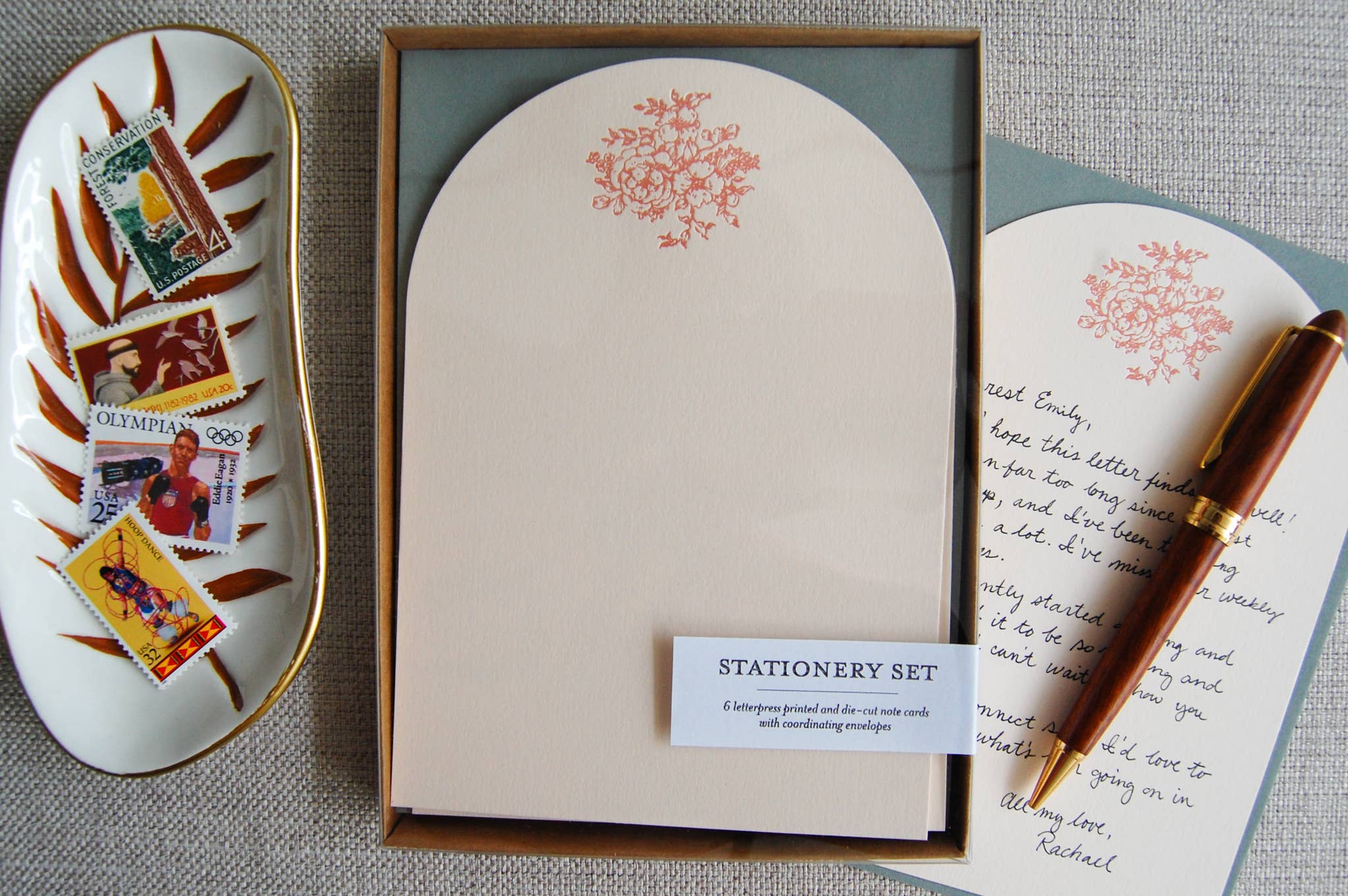 Floral Stationery Set