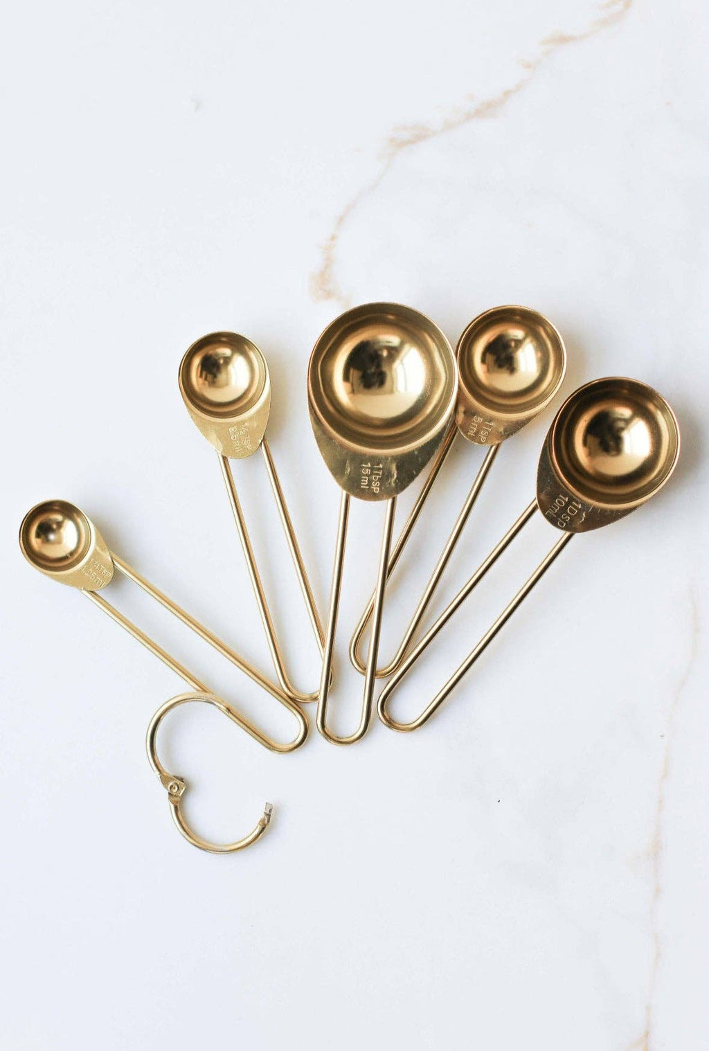 Auric Gold Measuring Spoon Set