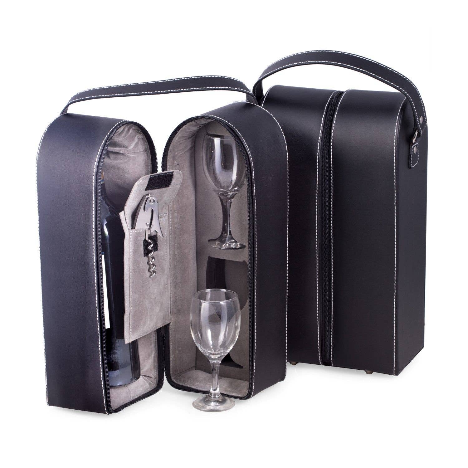 Leather Wine Caddy | In Shoppe Pickup Only